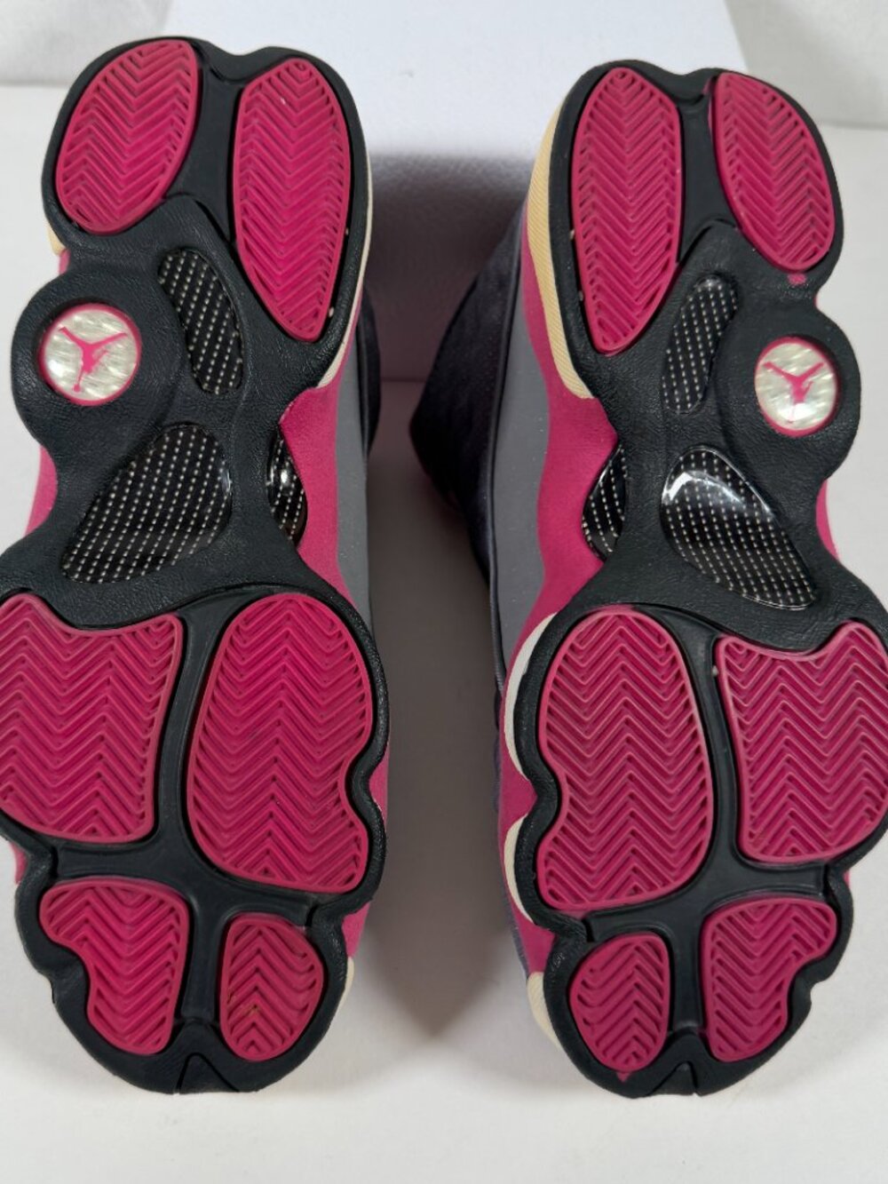Nike Air Jordan 13 GS Retro Youth Sneakers Size 7Y Grey Maroon 439358-029 EUC - Picture 7 of 9
